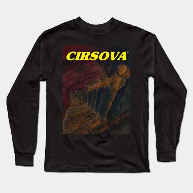 She Saw It Creeping Up the Stairs Long Sleeve T-Shirt by cirsova